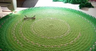 Коврик из узелков своими руками Мастер-класс изготовления прикроватного коврика